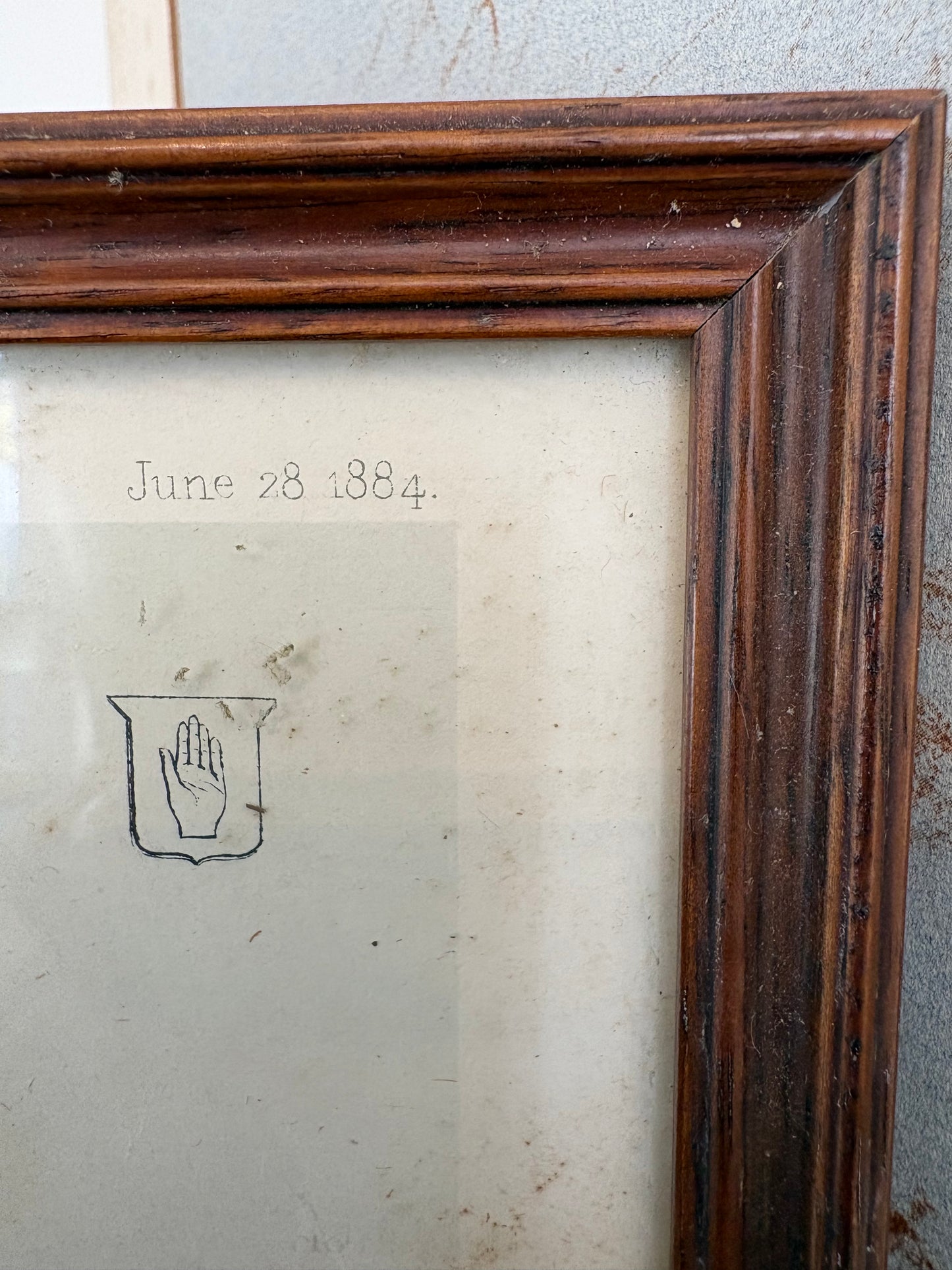 Old vintage framed Vanity Fair magazine print 1800’s