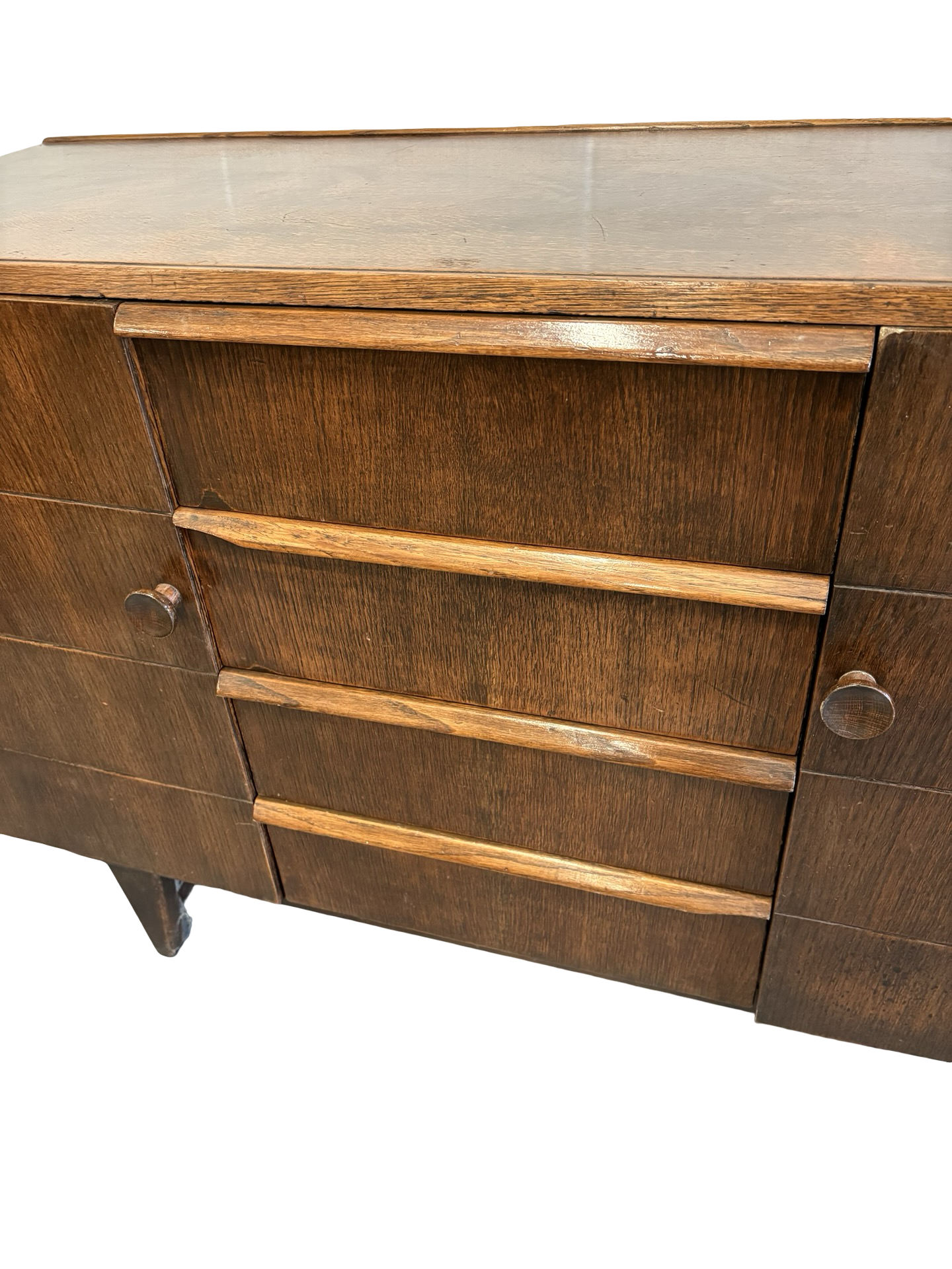 Art Deco Oak sideboard / Dresser Sleek Classic Period Design Delivery available