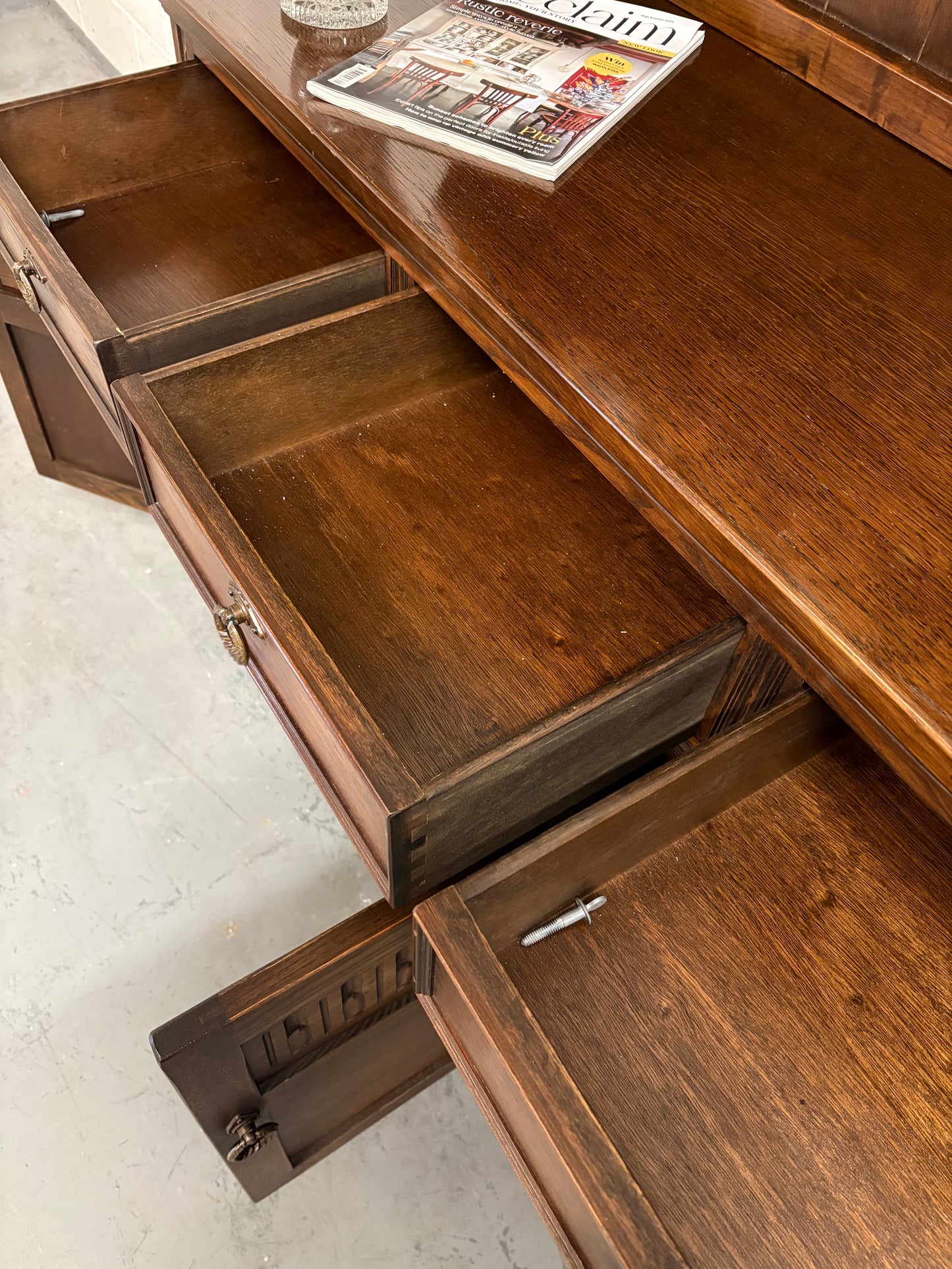 Quality Vintage Oak Dresser Excellent Condition UK Delivery