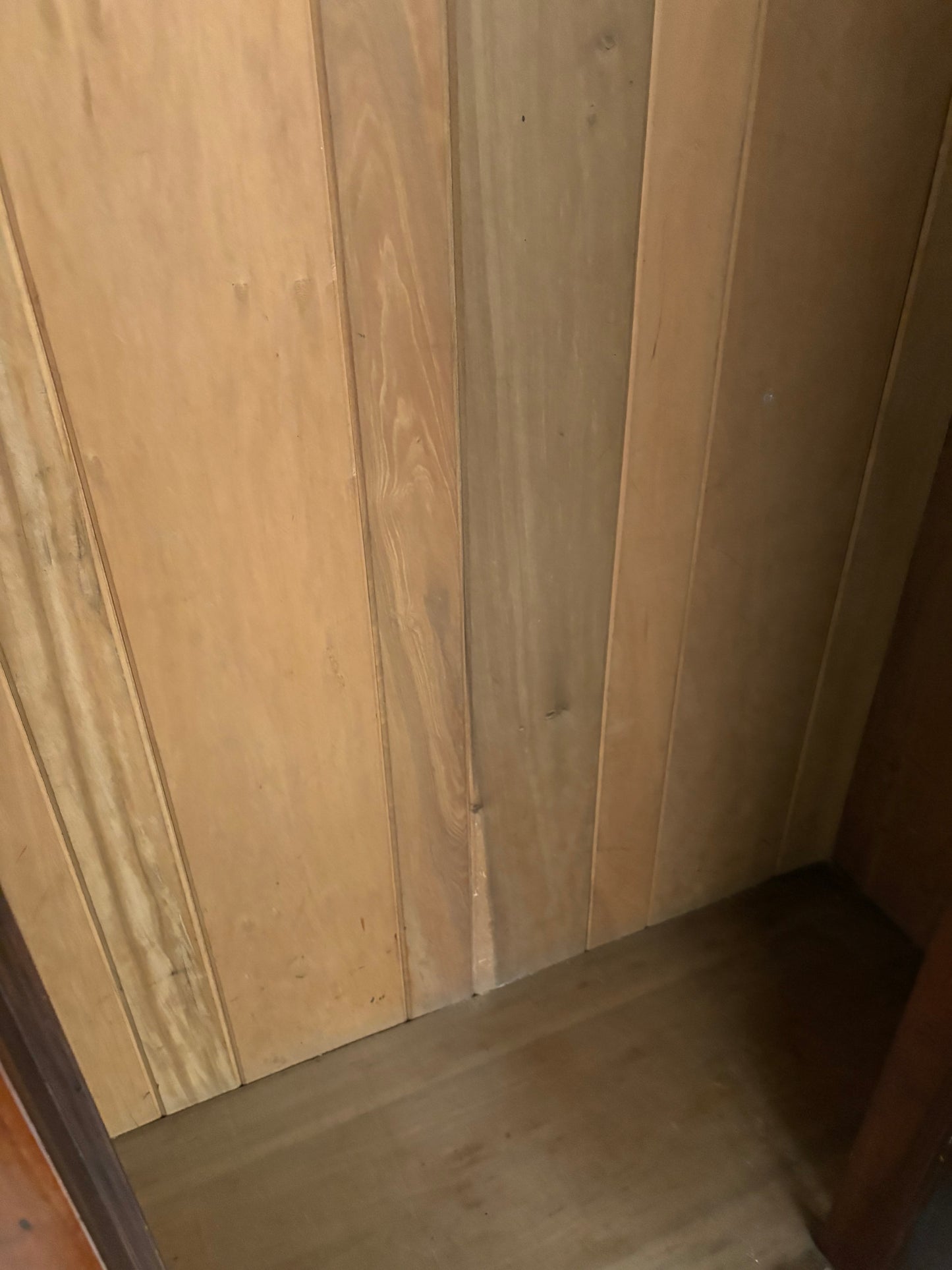 Antique Walnut Art Nouveau Wardrobe with mirror, drawer & key to lock