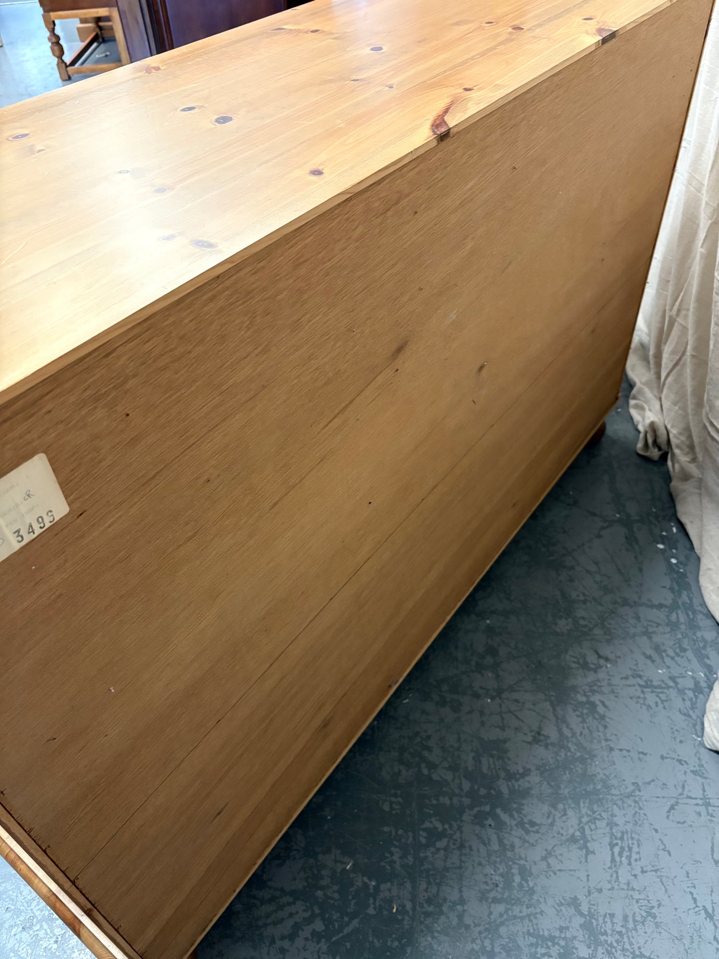 Vintage Solid pine Storage Cabinet Sideboard Country Farmhouse style
