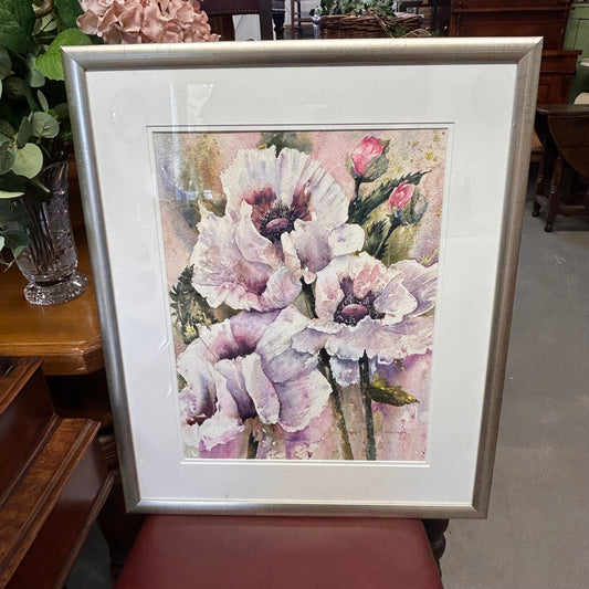 Original Watercolour Painting by Shirley Schofield - Oriental Poppies