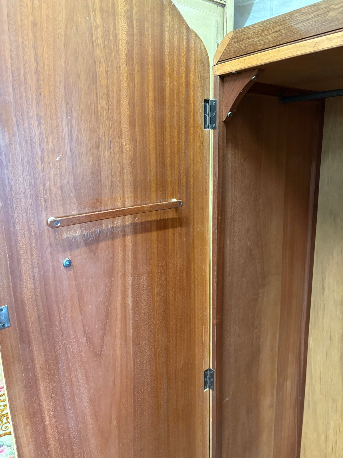 A 1955 Fox Furniture - Maple Wardrobe fitted out - Great Condition UK Delivery