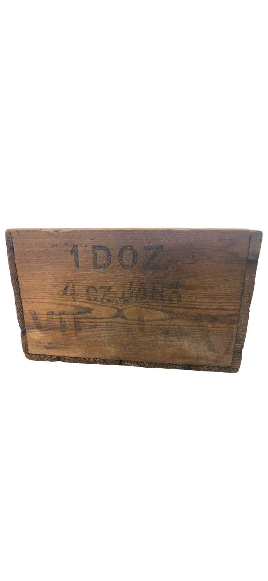 Very rare 1920’s VIROLax antique wooden advertising storage delivery crate