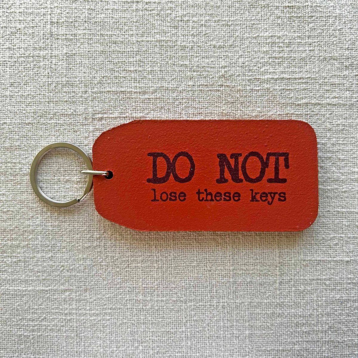 Do Not Lose These - Wooden Key Tag: 6x Mini Tags (8x4cm)