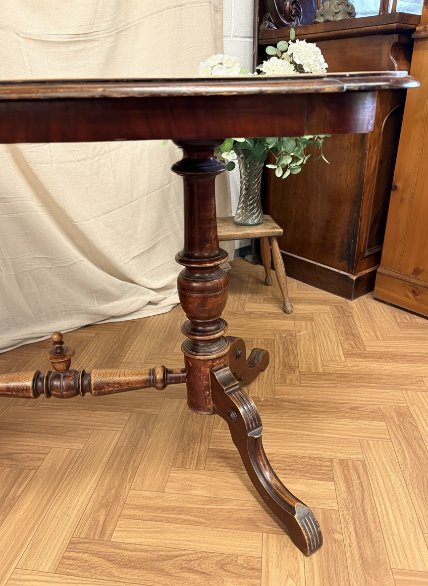Traditional Victorian Mahogany sofa side / console Table / Desk /Dressing Table