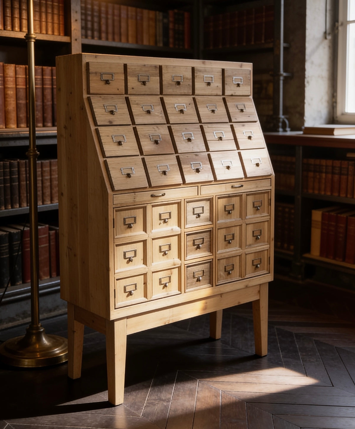 Apothecary Style Multi Drawer Office Craft Storage Cabinet Delivery
