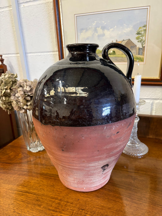 Antique Salt Glazed Pot bottle Great Display Farmhouse decor