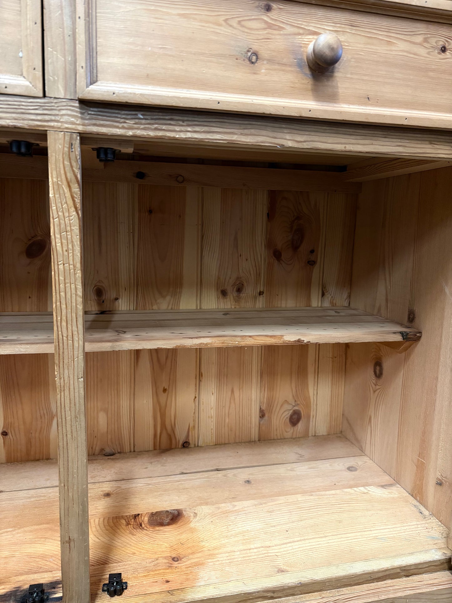 Large Solid Pine Traditional Country Kitchen Dresser Display Storage UK Delivery