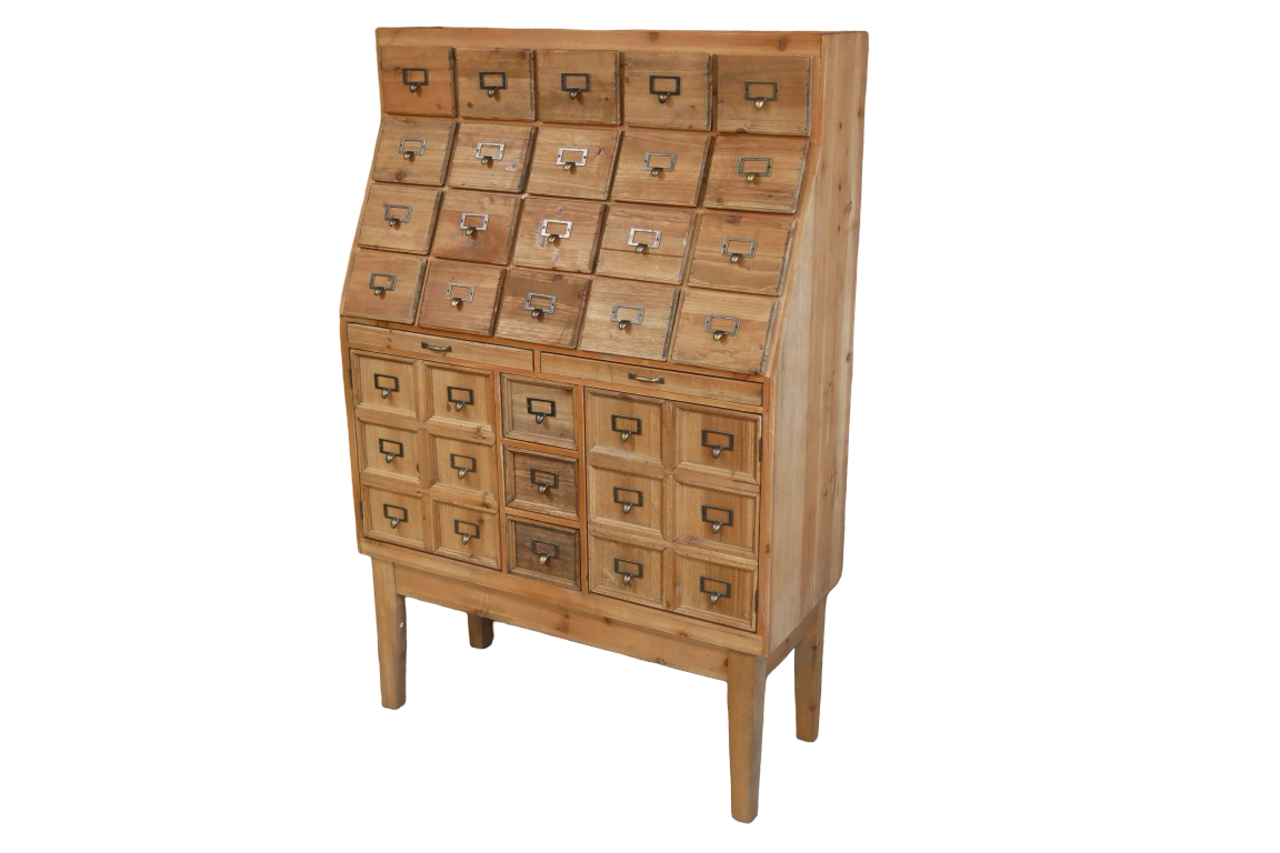 Apothecary Style Multi Drawer Office Craft Storage Cabinet Delivery