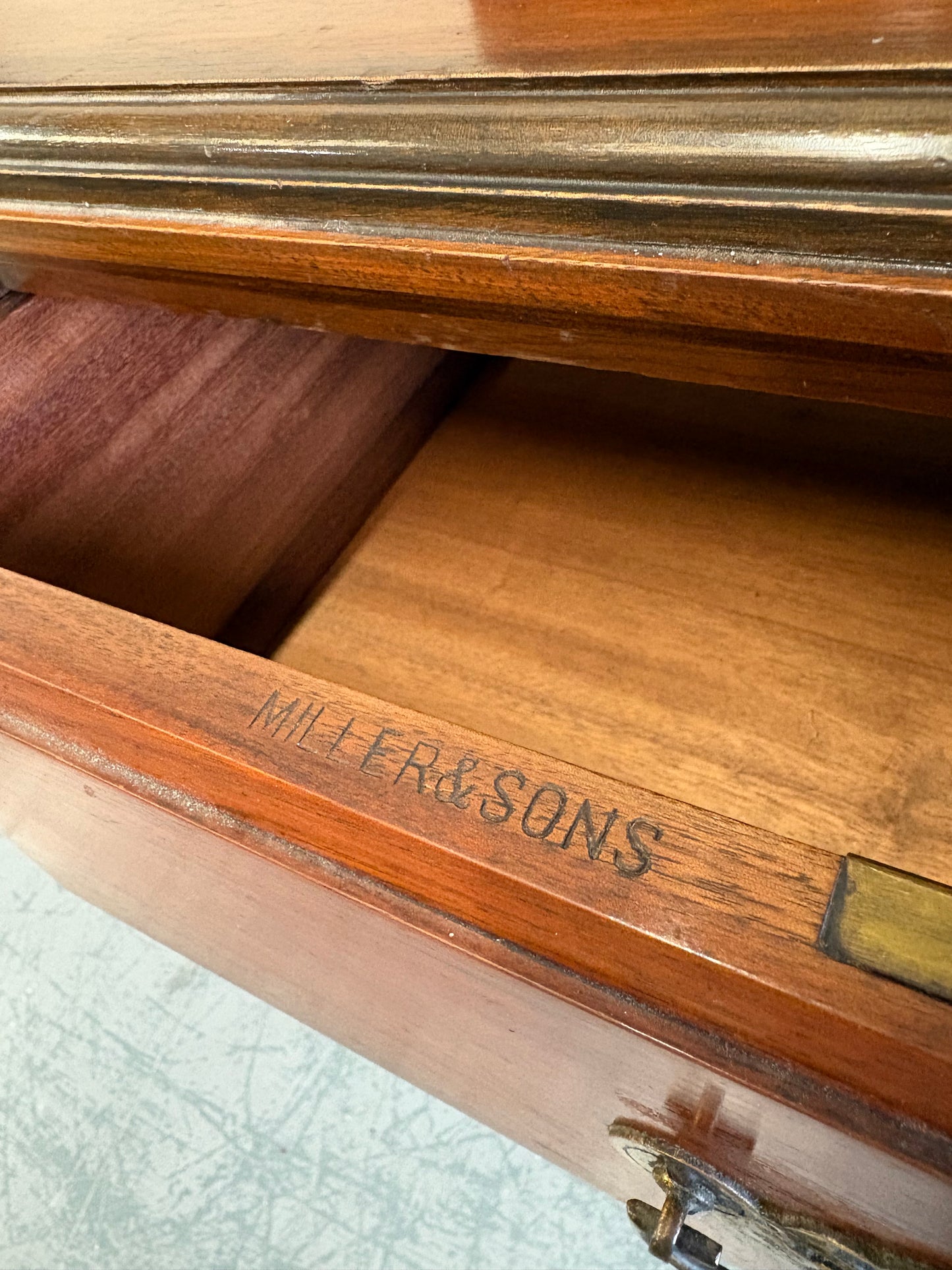 Edwardian Antique Dressing Chest / Drawers Country House