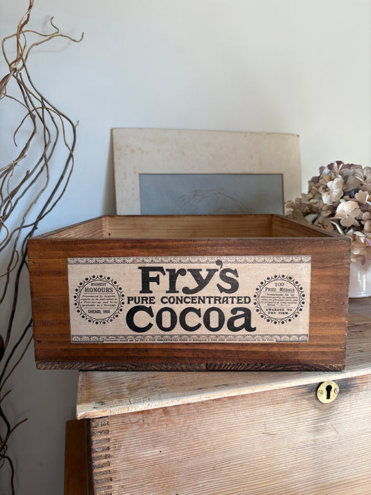 Vintage wooden storage box
