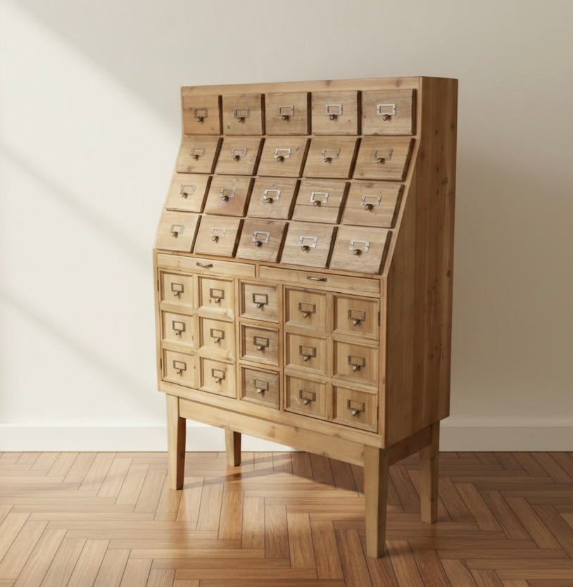 Apothecary Style Multi Drawer Office Craft Storage Cabinet Delivery
