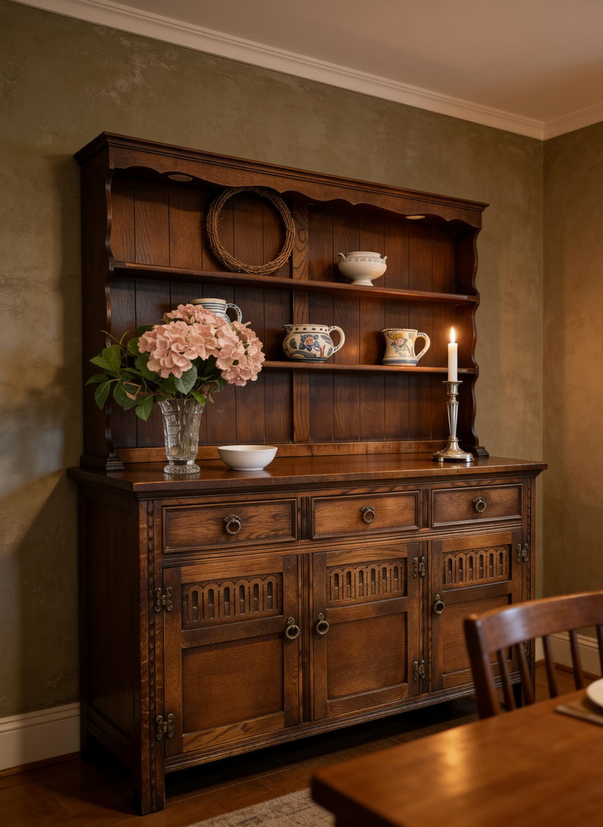 Quality Vintage Oak Dresser Excellent Condition UK Delivery