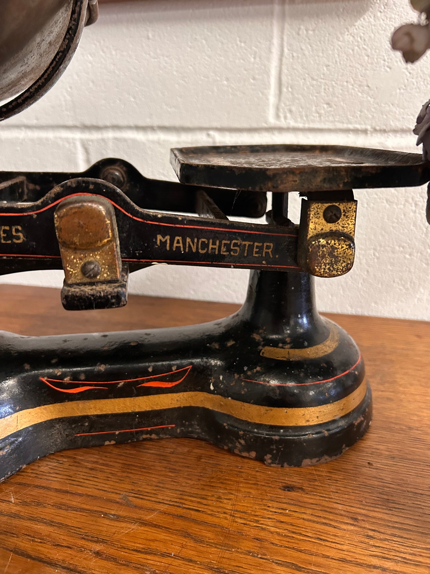 Rare Vintage Grocers Scales by Baxendales of Manchester no weights Good Condition