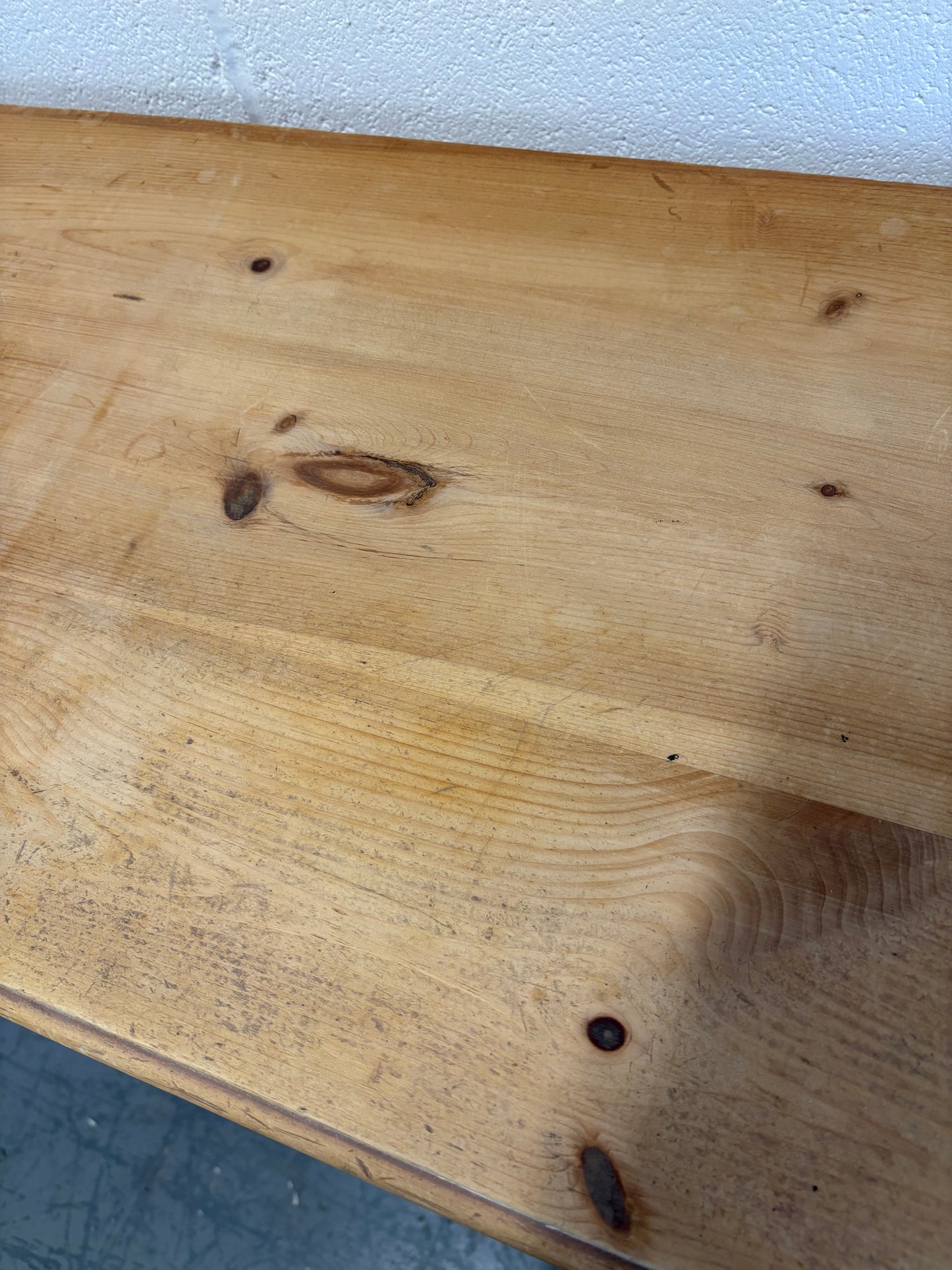 Quality Vintage pine desk dressing table with 8 Drawers Country Farmhouse style