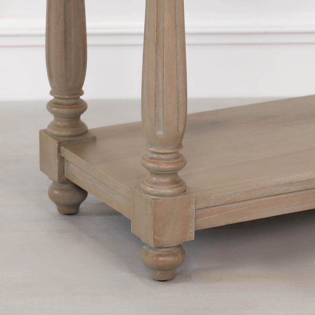 Quality Rustic Wooden Farmhouse Console Table UK Delivery
