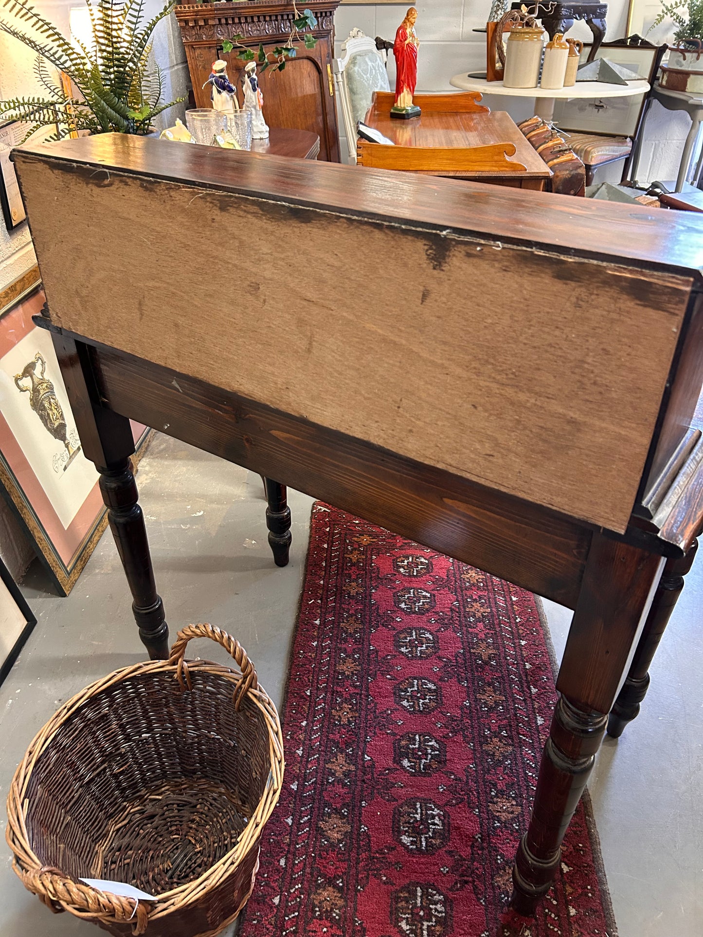 Vintage Good Quality desk with drawers Neat size with storage