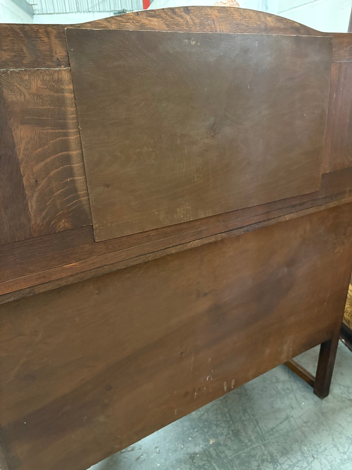 Antique Oak sideboard - Dresser Mirrored back - with Delivery