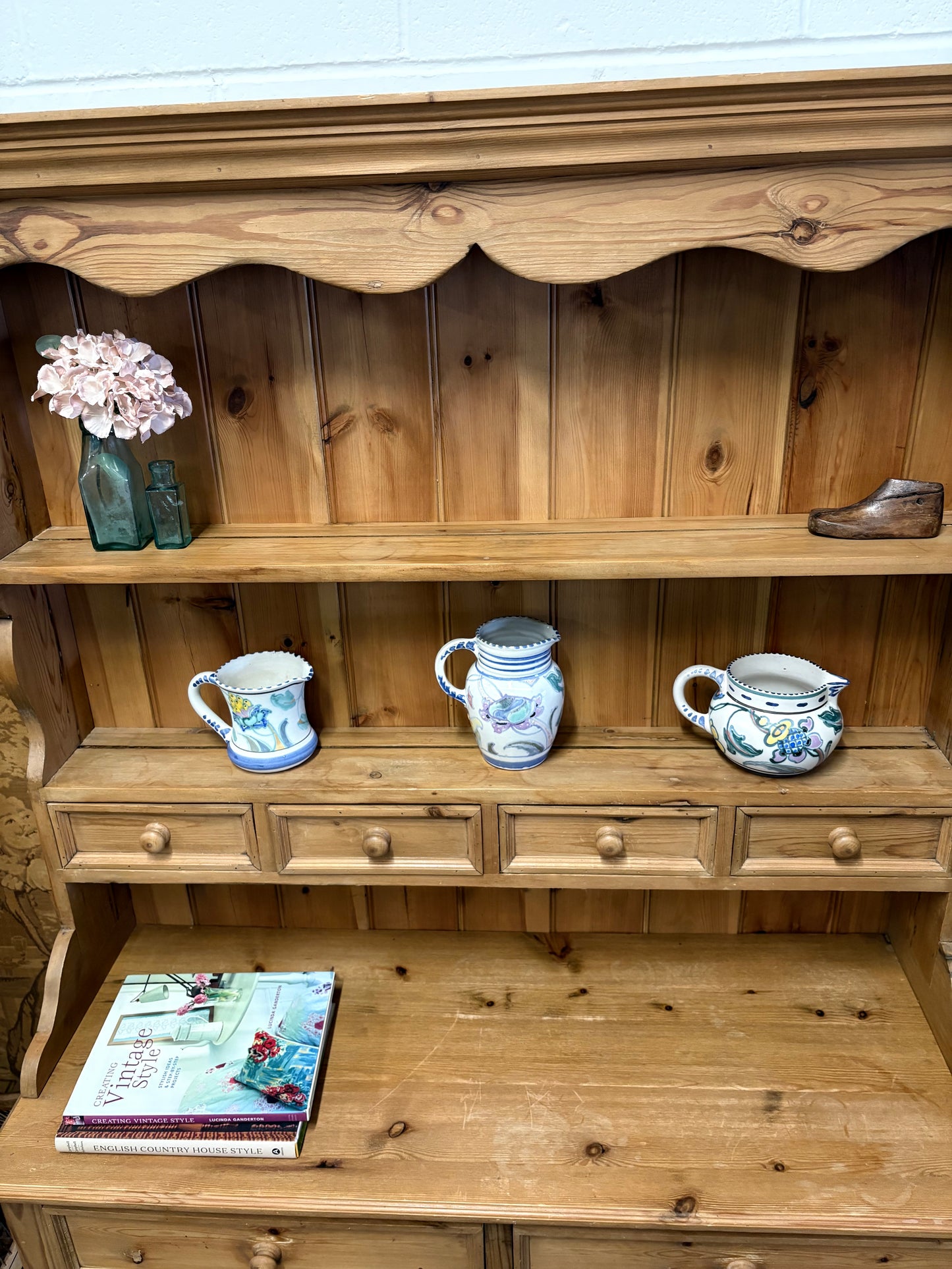 Large Solid Pine Traditional Country Kitchen Dresser Display Storage UK Delivery