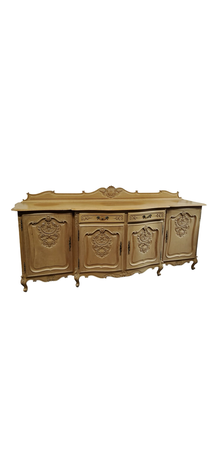 Huge 20th century French Louis XVI style oak sideboard 2.5M long