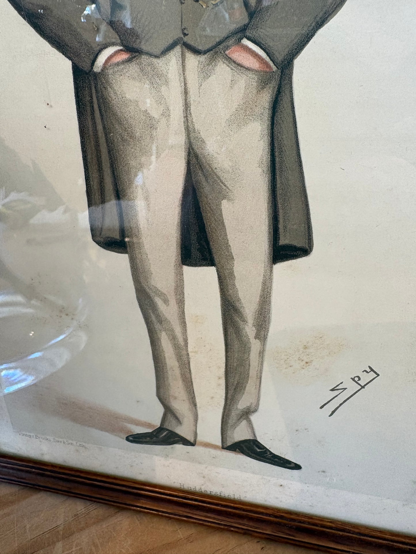 Old vintage framed Vanity Fair magazine print 1800’s