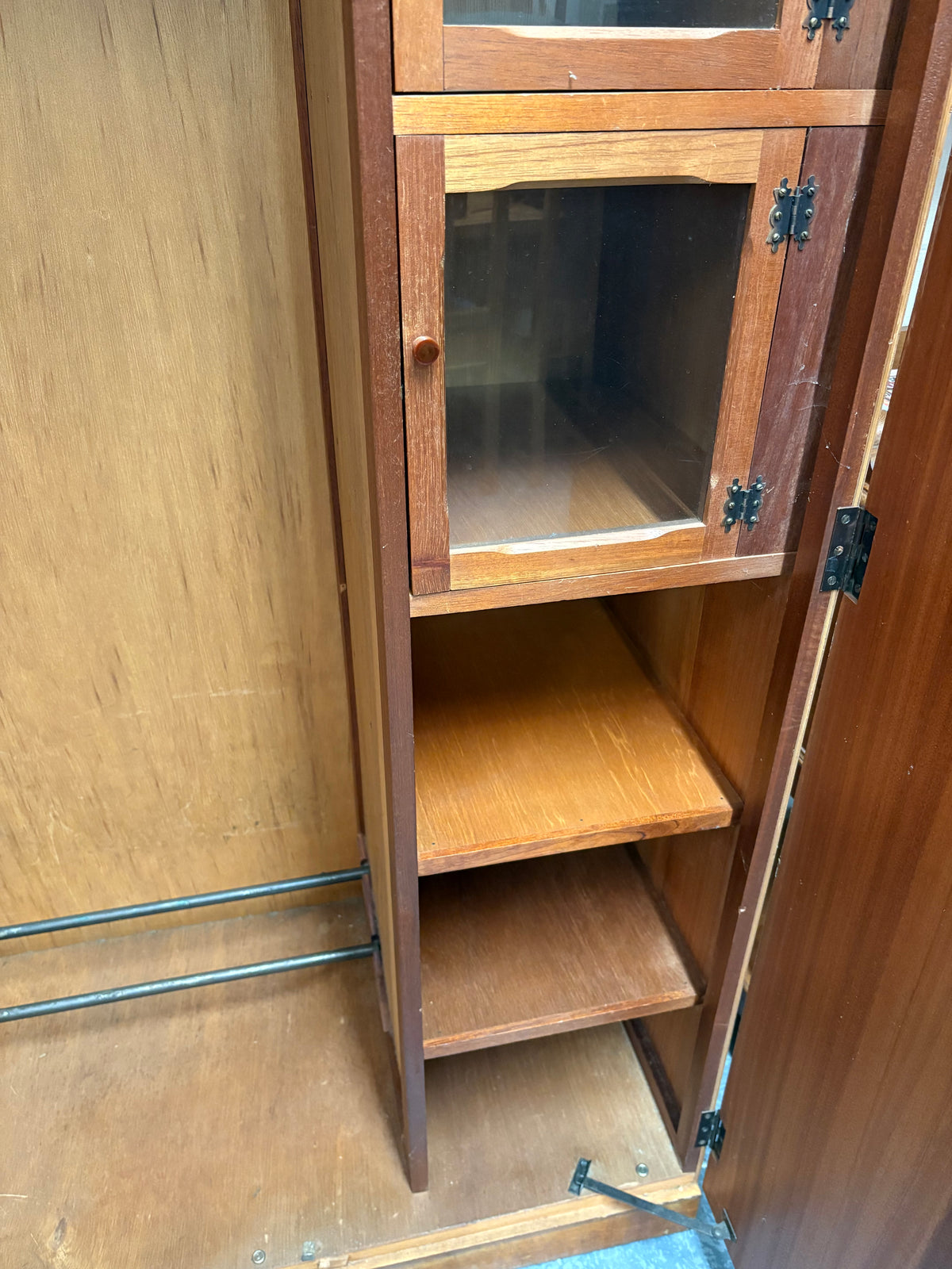 A 1955 Fox Furniture - Maple Wardrobe fitted out - Great Condition UK Delivery