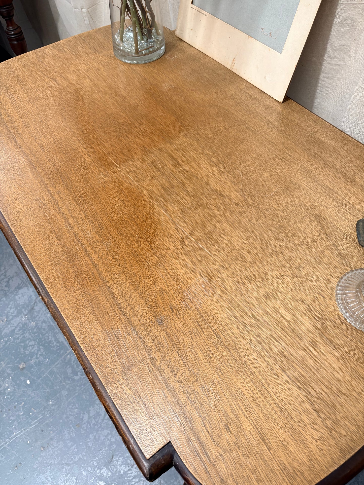 Traditional Victorian Mahogany sofa side / console Table / Desk /Dressing Table