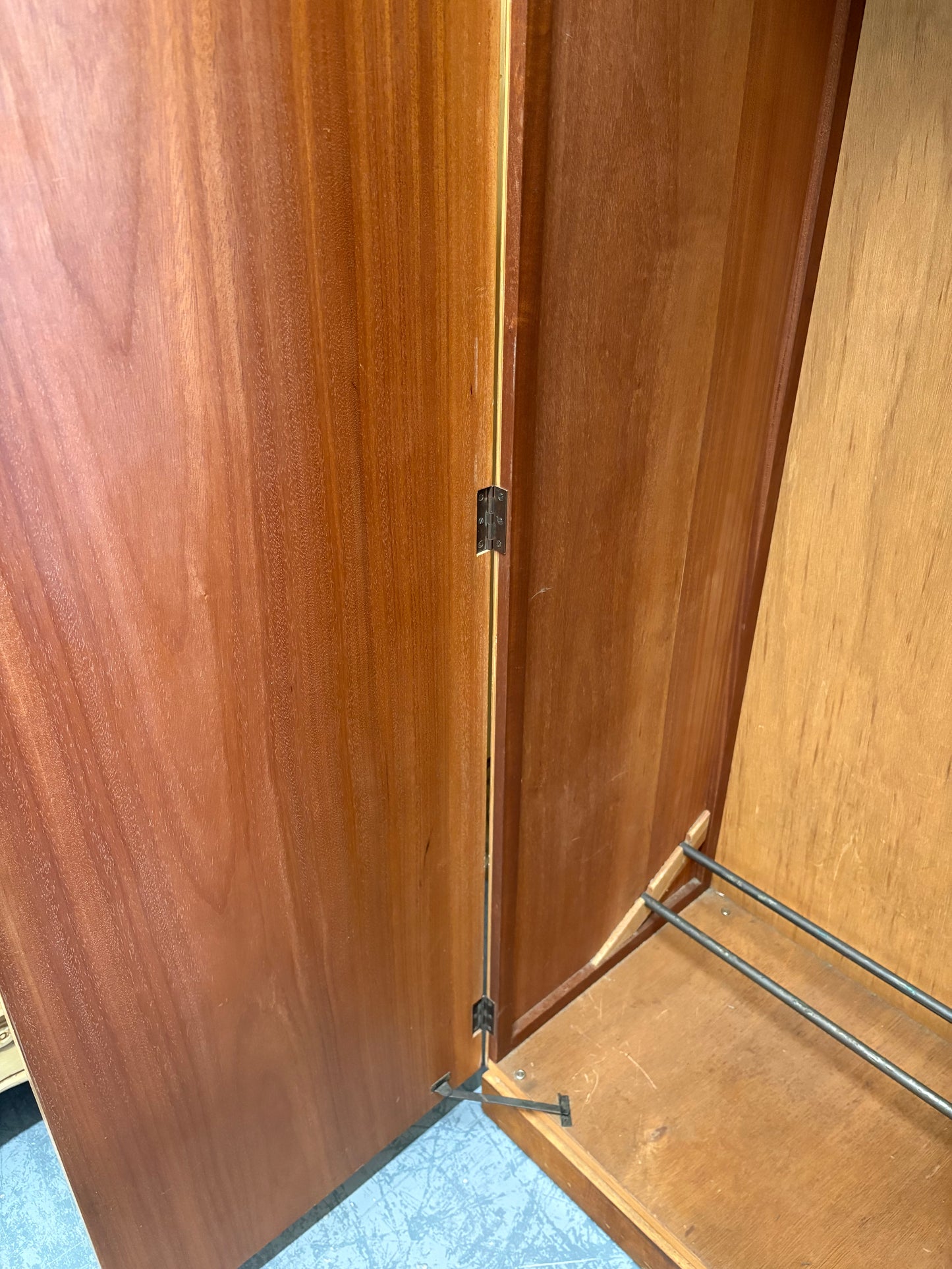 A 1955 Fox Furniture - Maple Wardrobe fitted out - Great Condition UK Delivery