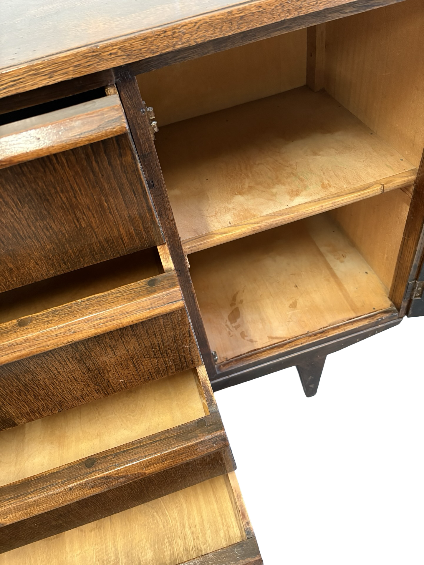 Art Deco Oak sideboard / Dresser Sleek Classic Period Design Delivery available