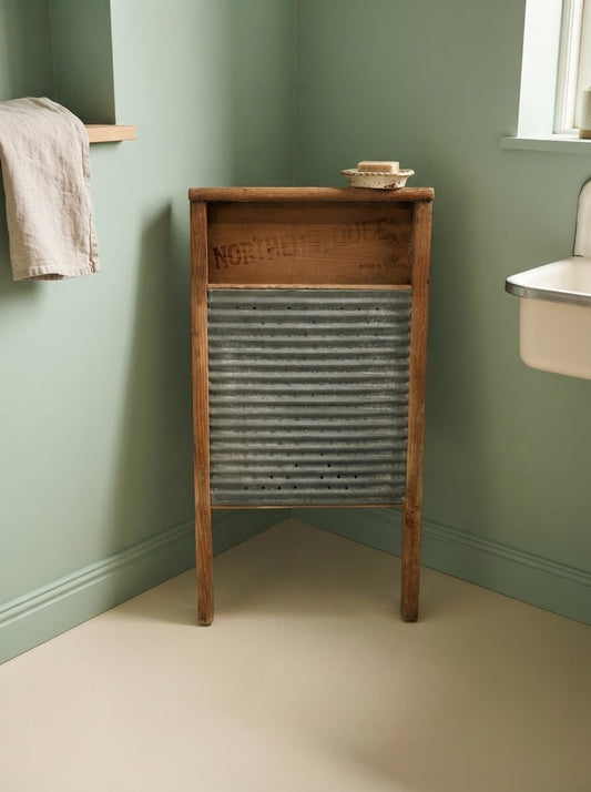 Vintage Northern Queen Swedish washboard rustic kitchen bathroom decor