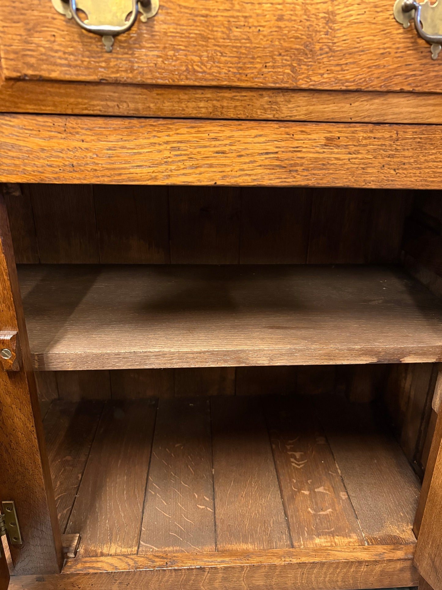 Country house, large, heavy, quality oak sideboard, excellent condition