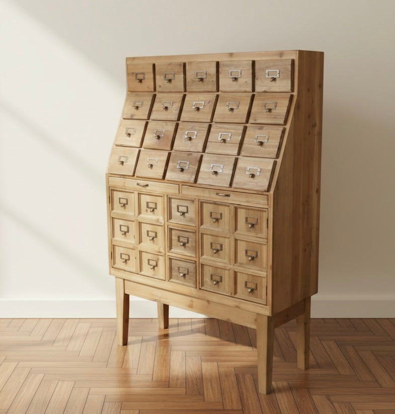 Apothecary Style Multi Drawer Office Craft Storage Cabinet Delivery
