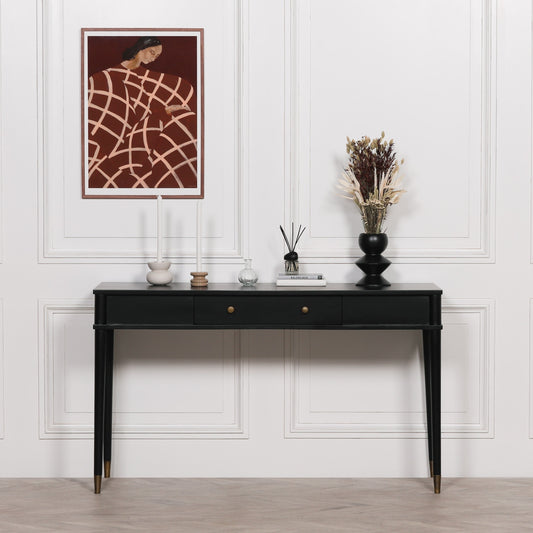 Black Painted Console Table simply elegant design