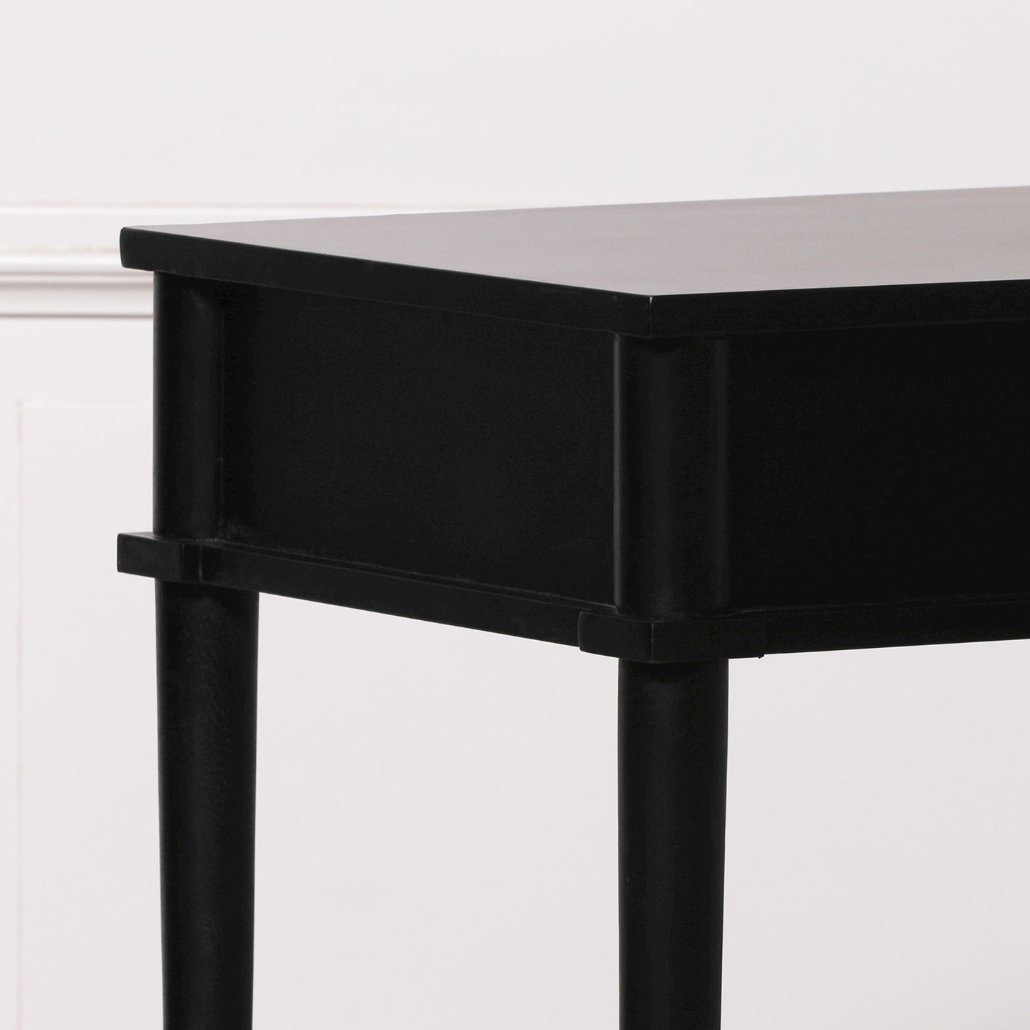 Black Painted Console Table simply elegant design