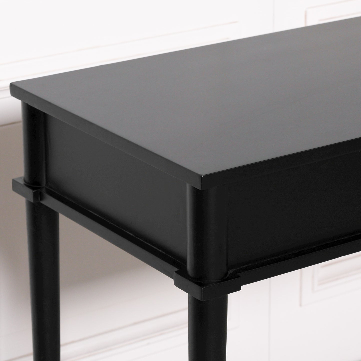 Black Painted Console Table simply elegant design