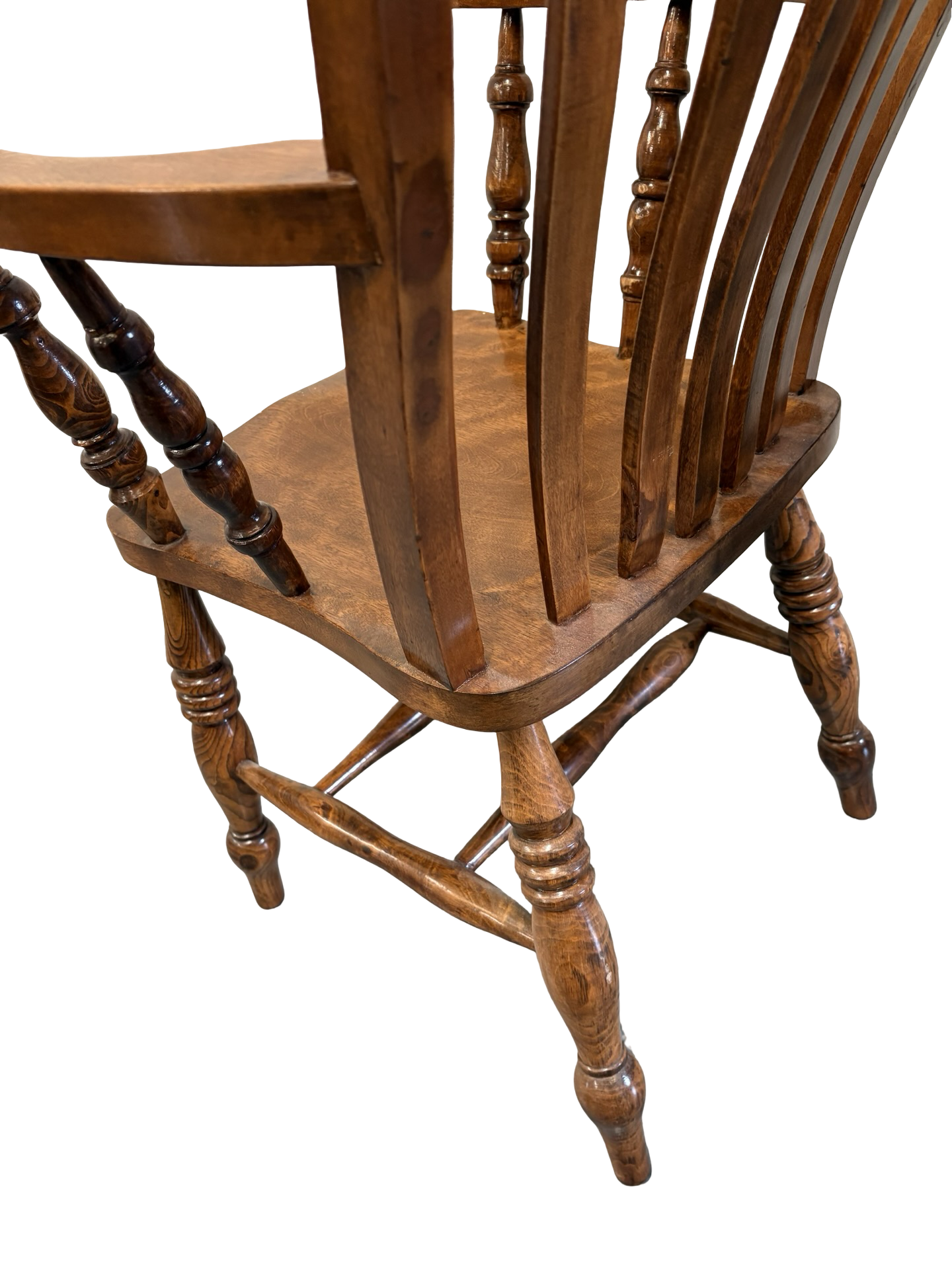 Traditional Beech & Elm Farmhouse Kitchen Chair