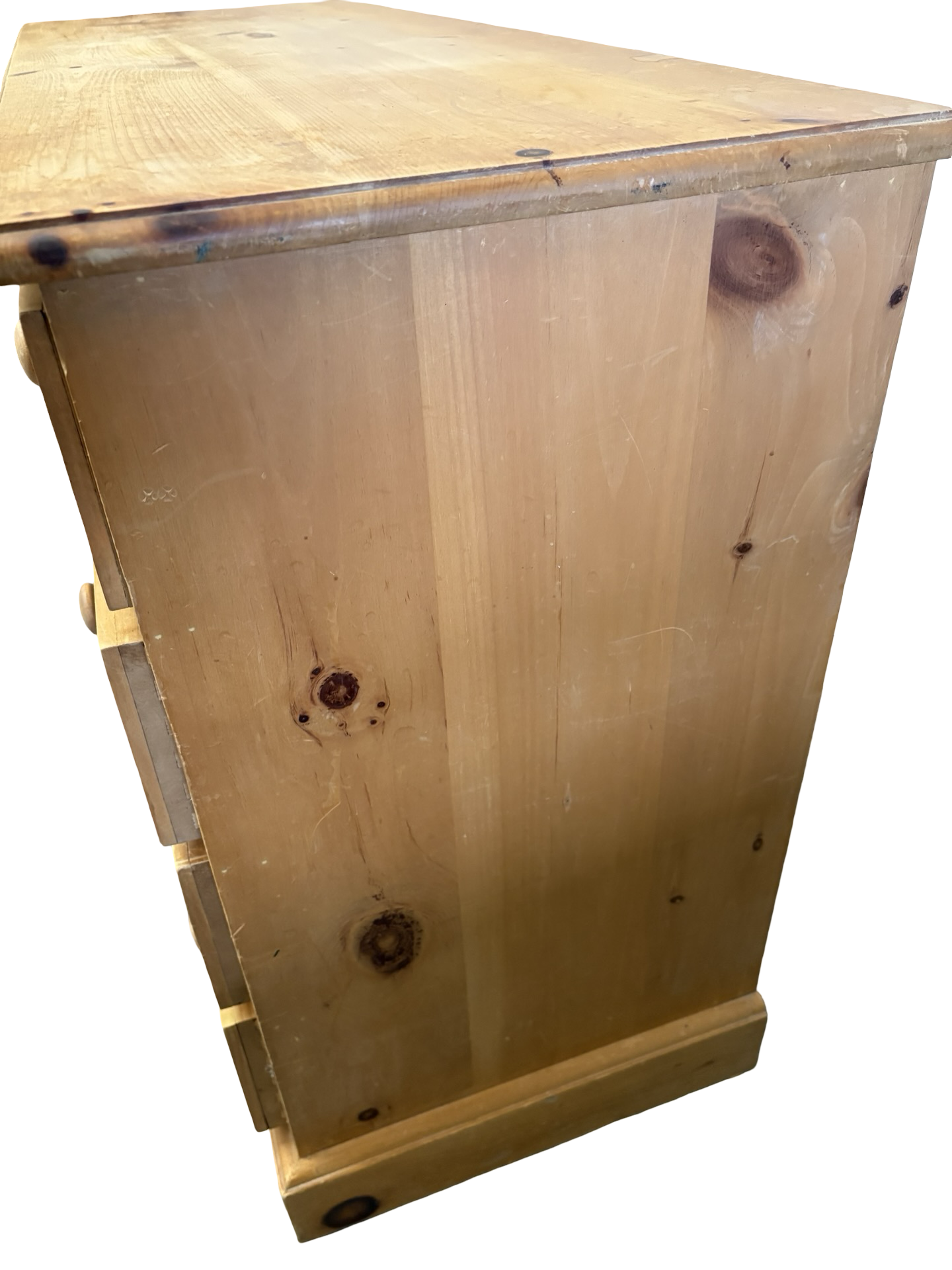 Quality Vintage pine desk dressing table with 8 Drawers Country Farmhouse style