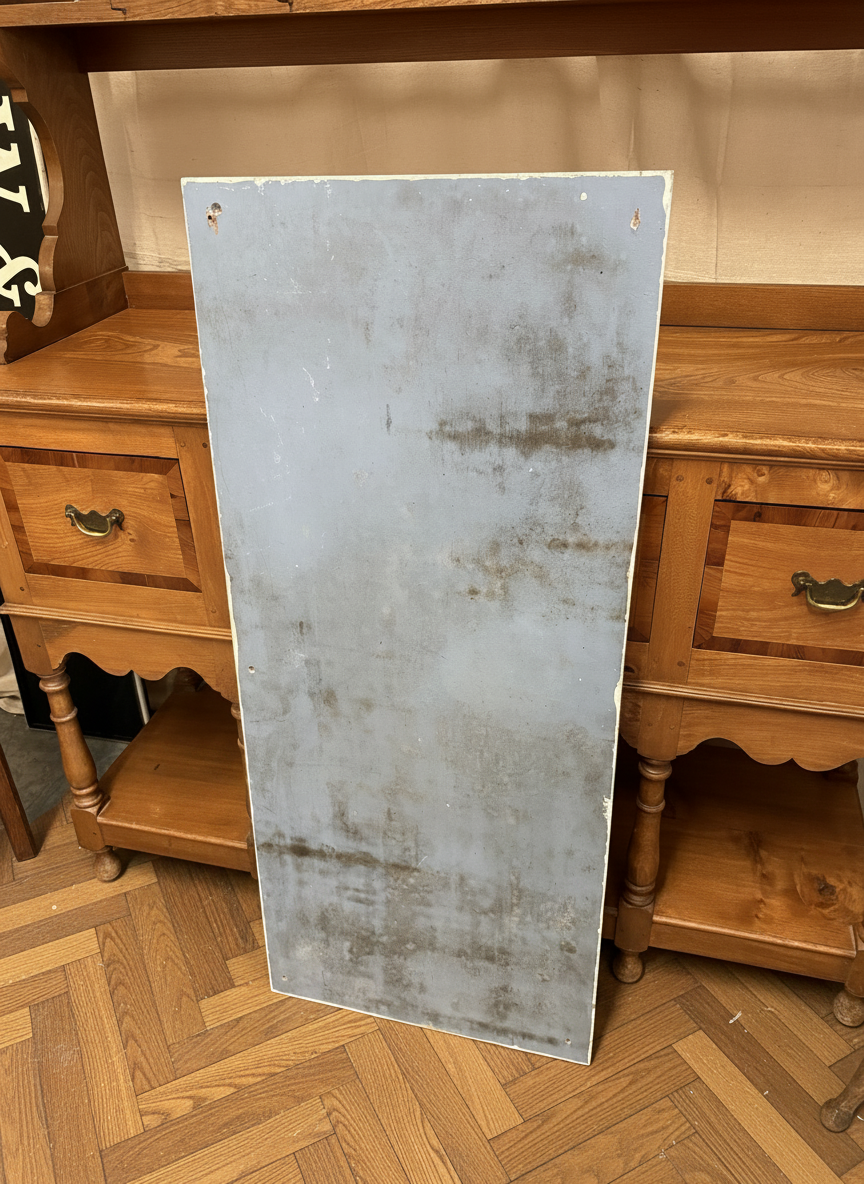 Vintage Coombs Salvaged Wooden Shop Front Advertising Sign writers