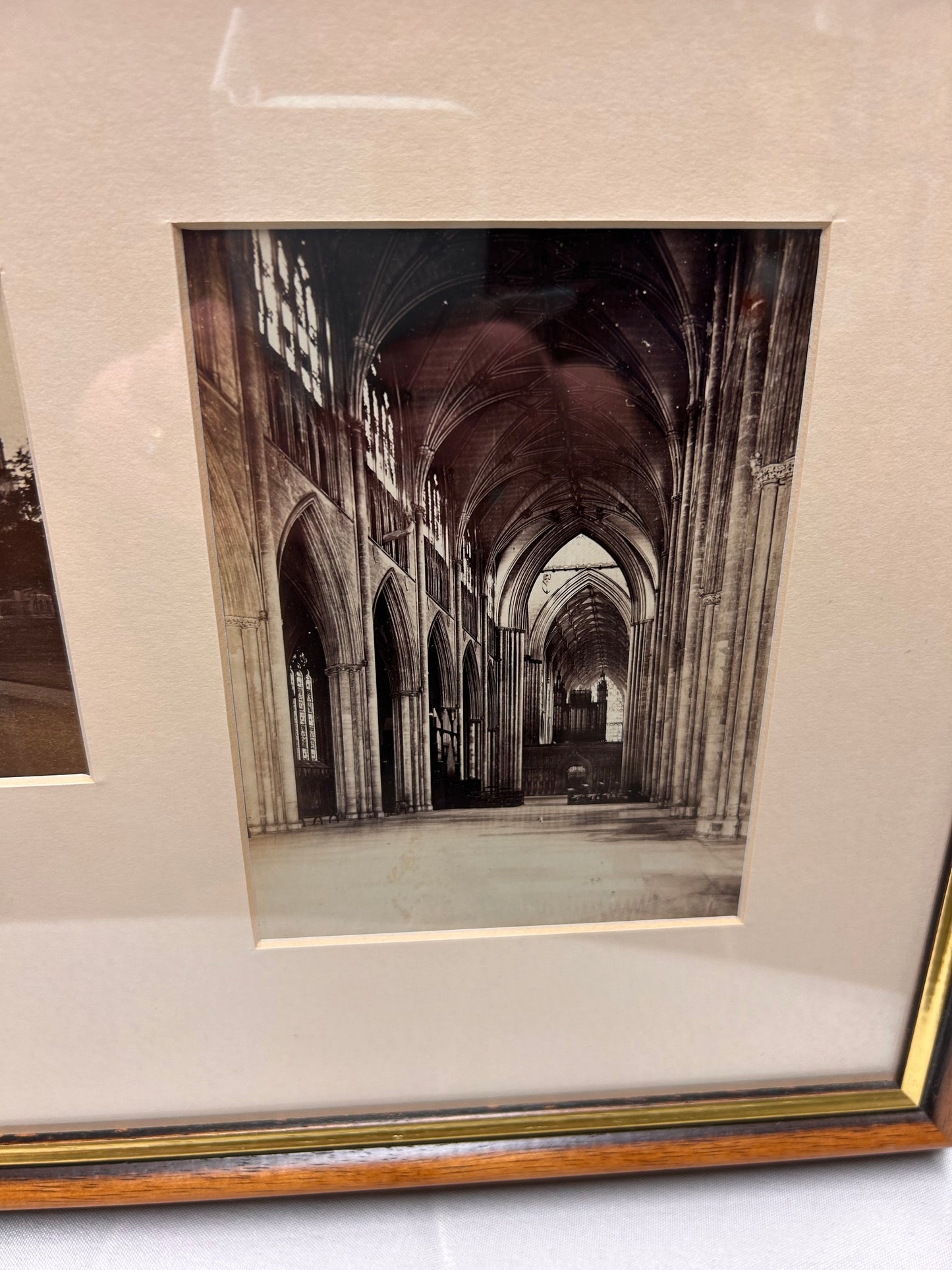 A trio of pictures of York Minster from 1886 Framed Glazed