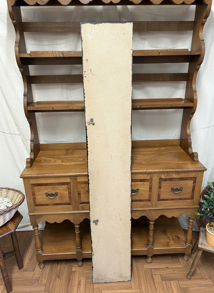 Vintage Salvaged Wooden Shop Front Advertising Sign writers