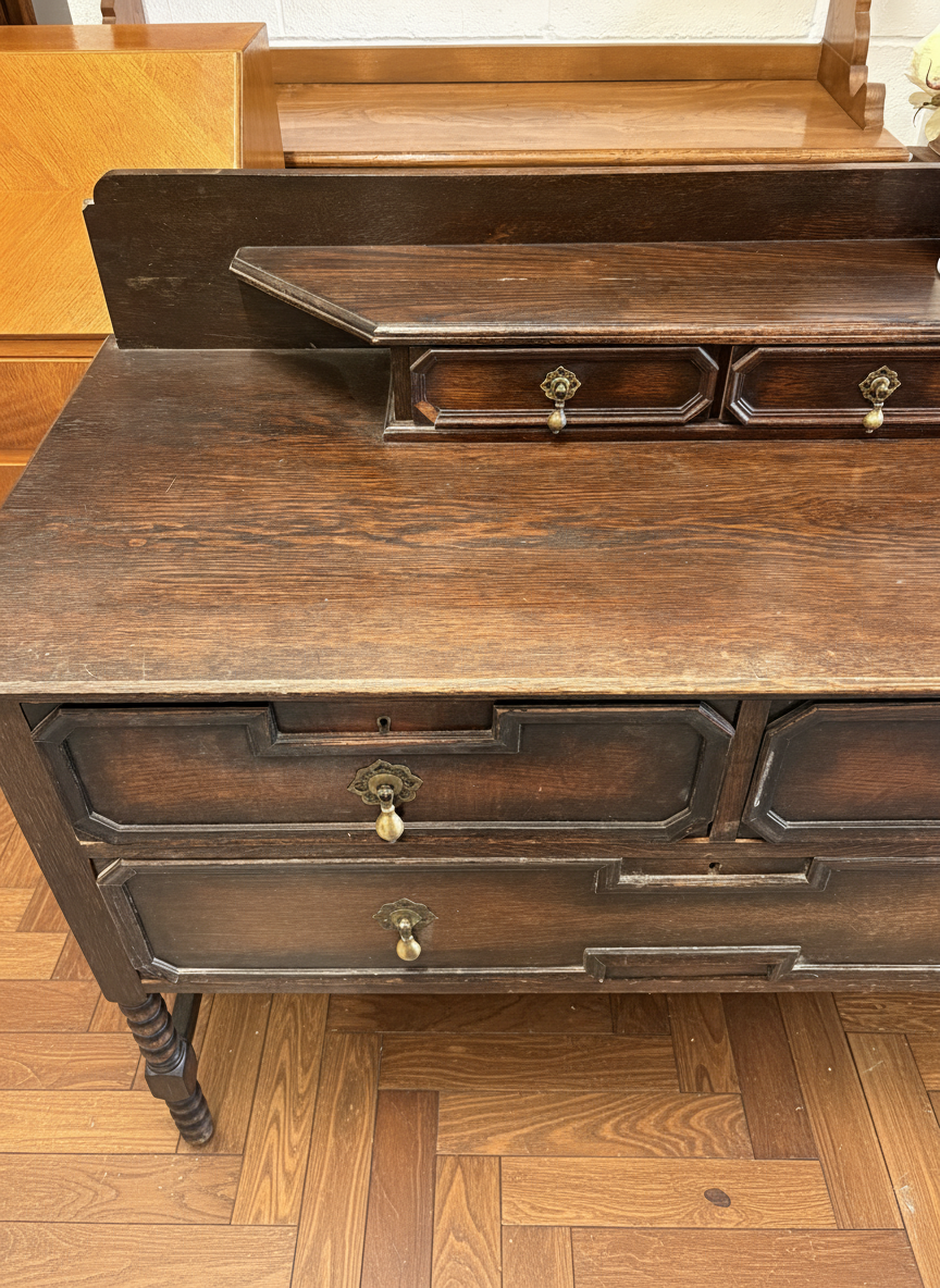 Jacobean revival chest of drawers – quality Edwardian Furniture piece