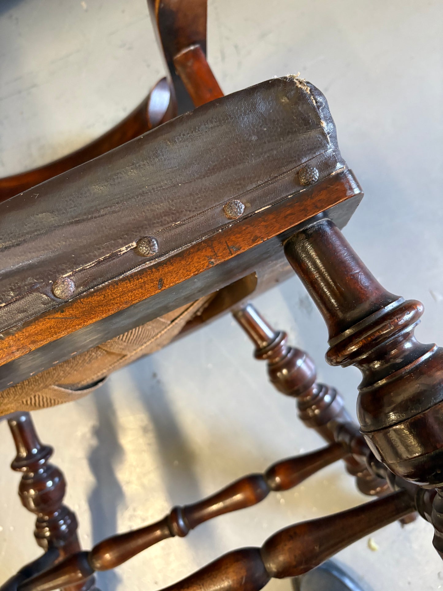 Smokers Bow armchair - solid sturdy. Beautiful quality item.  Great desk chair