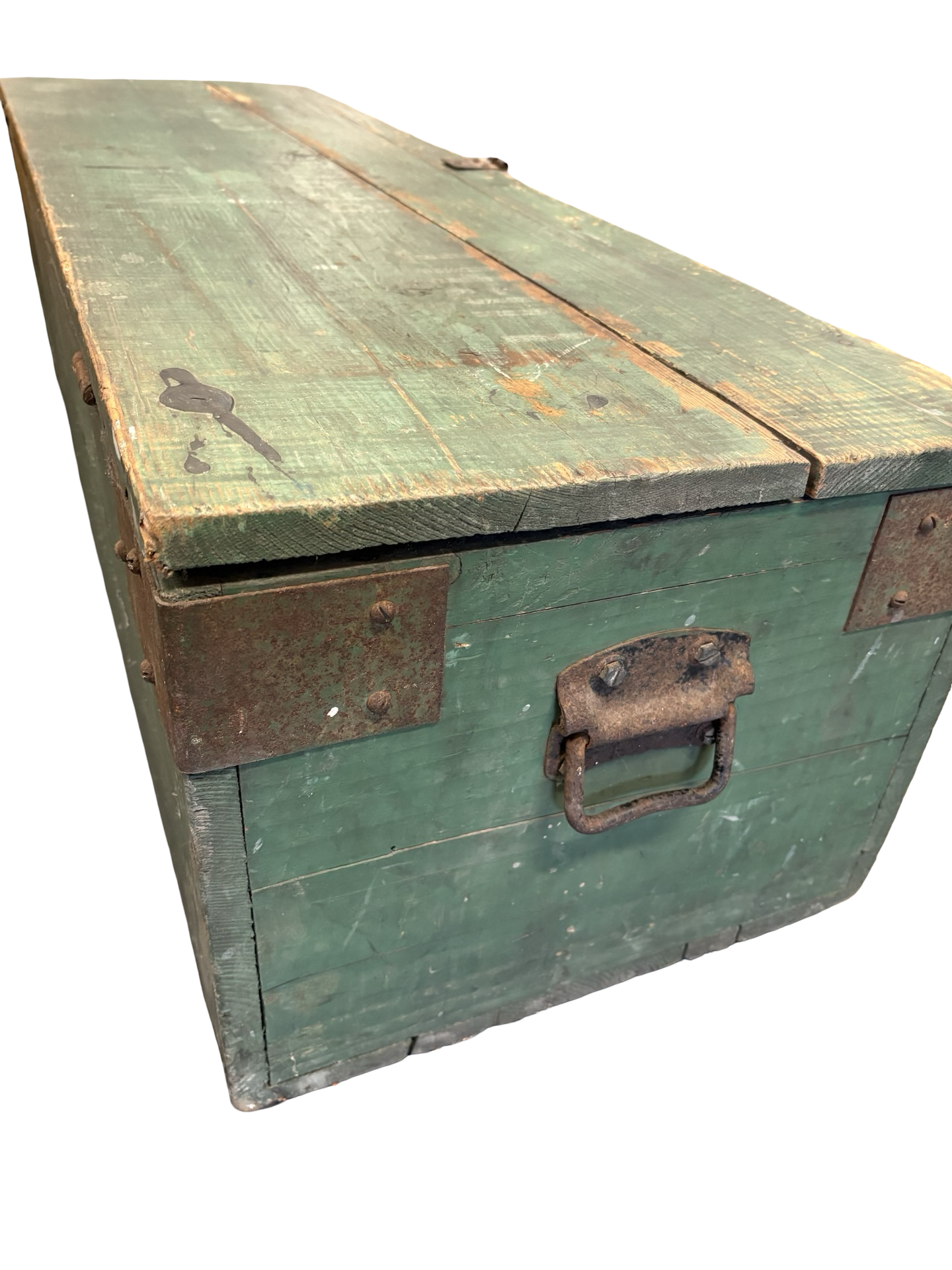 Military WW2 Light Rescue Equipment chest great coffee table and storage