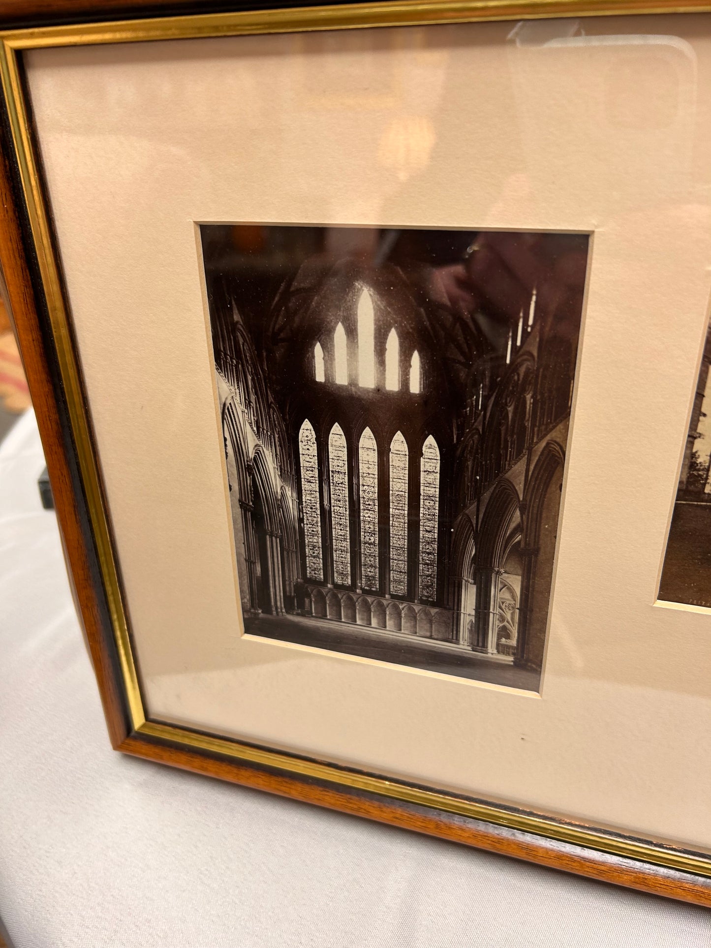 A trio of pictures of York Minster from 1886 Framed Glazed