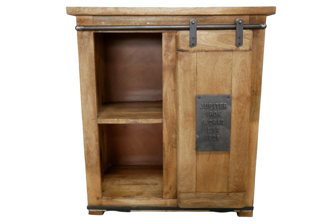 Rustic Kitchen Island Type Butchers Prep unit with Storage Underneath