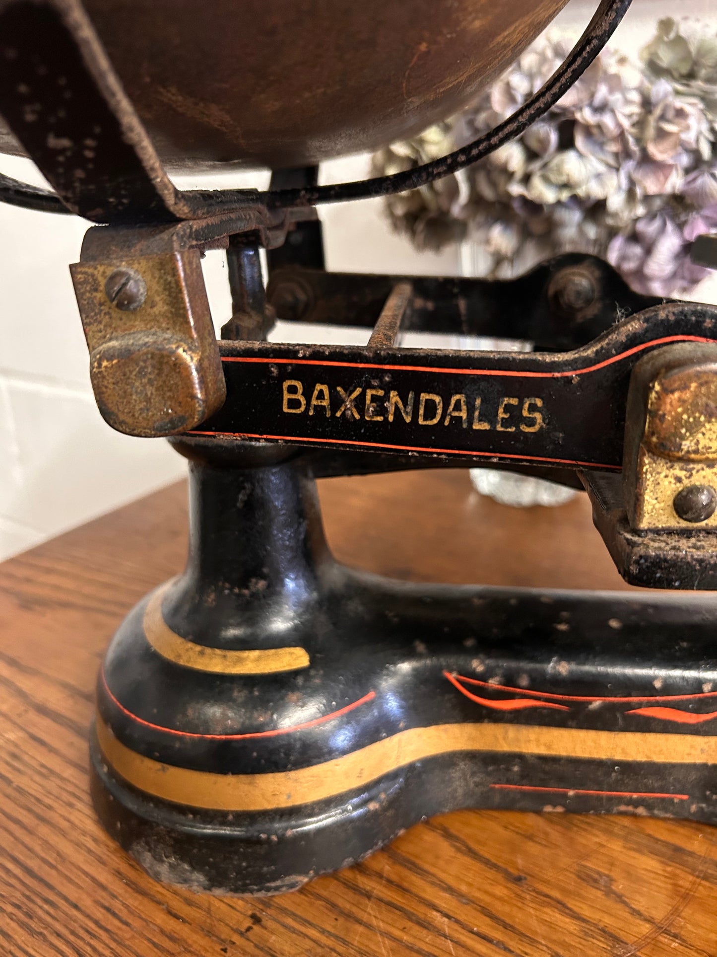 Rare Vintage Grocers Scales by Baxendales of Manchester no weights Good Condition