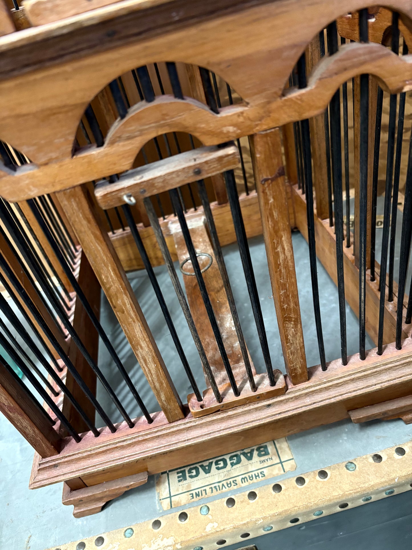 Edwardian Boxwood Birdcage - Decorative Antique piece Eclectic Interiors