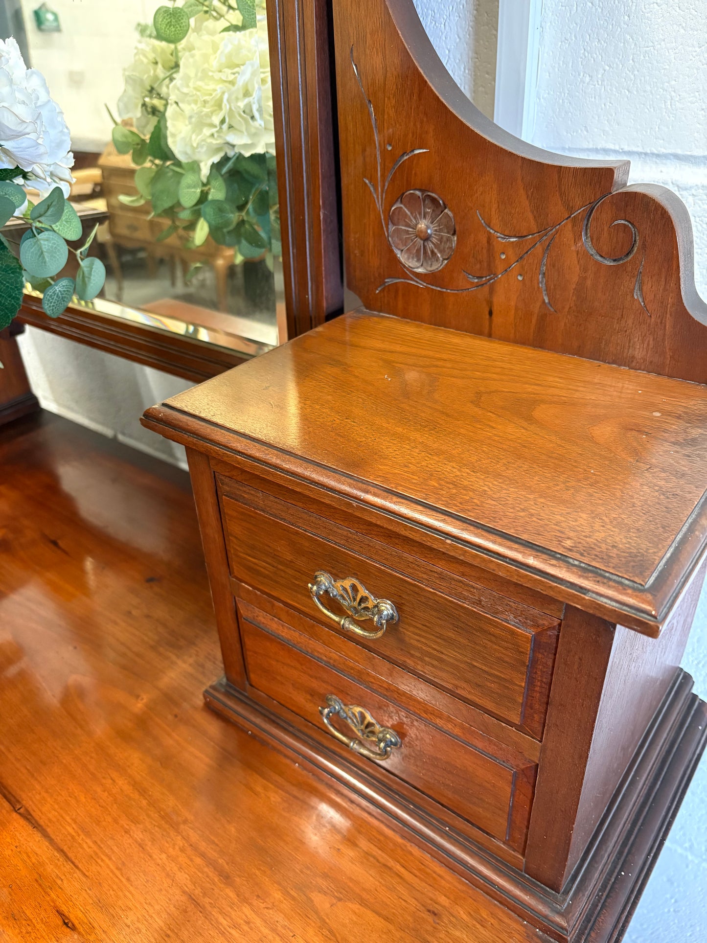 Edwardian Antique Dressing Chest / Drawers Country House