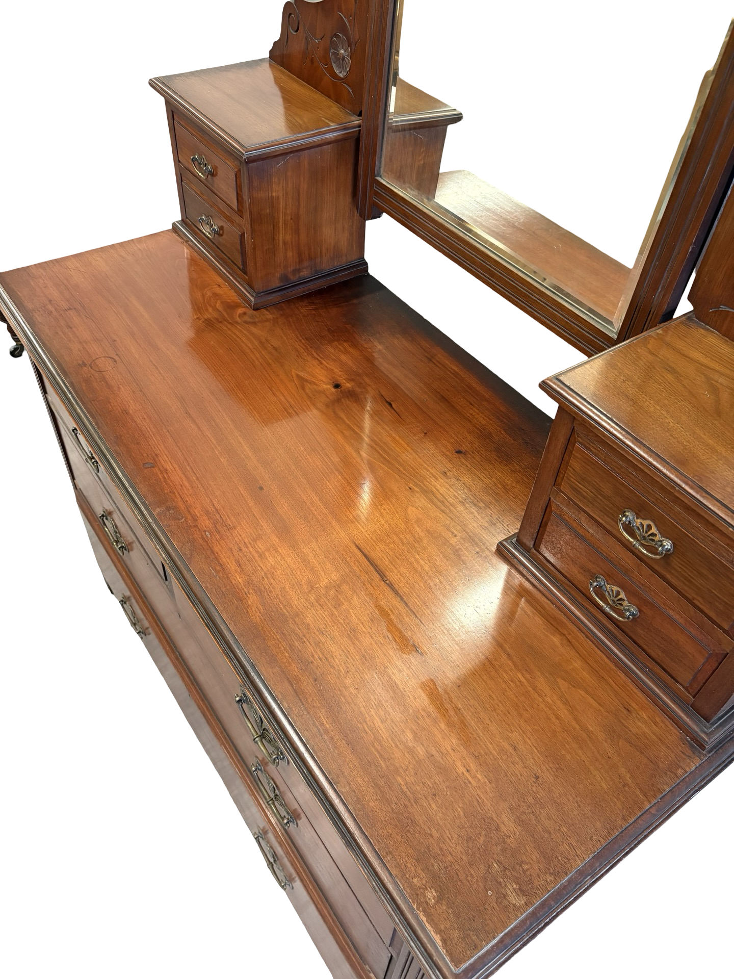 Edwardian Antique Dressing Chest / Drawers Country House